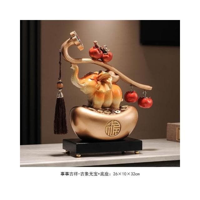 五福臨門葫蘆招財擺件玄關客廳新中式搬家禮物喬遷之喜新居禮品