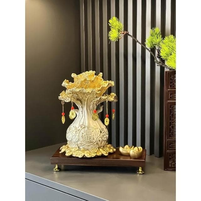 招財進寶百財白菜擺件客廳電視櫃收銀前臺裝飾品店鋪喬遷開業禮物