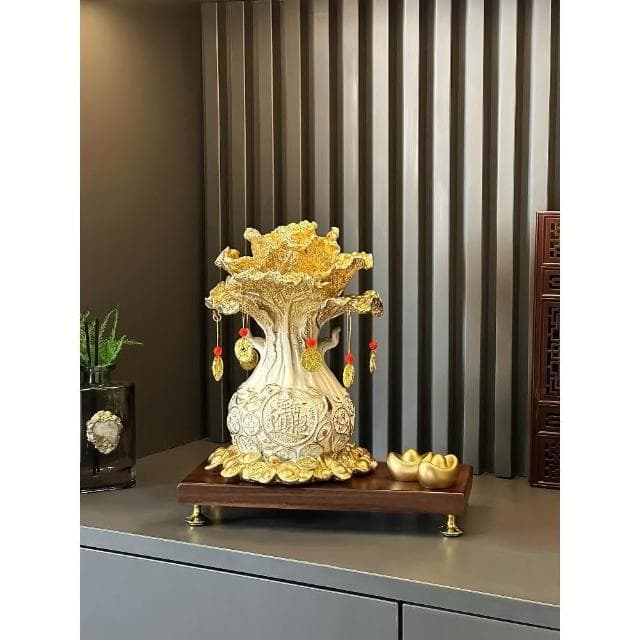 招財進寶百財白菜擺件客廳電視櫃收銀前臺裝飾品店鋪喬遷開業禮物