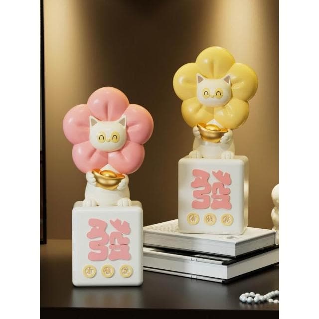 有錢花擺件前臺招財裝飾品開業禮物客廳酒櫃玄關家居飾品喬遷禮物