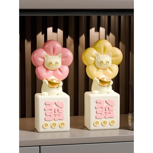 有錢花擺件前臺招財裝飾品開業禮物客廳酒櫃玄關家居飾品喬遷禮物