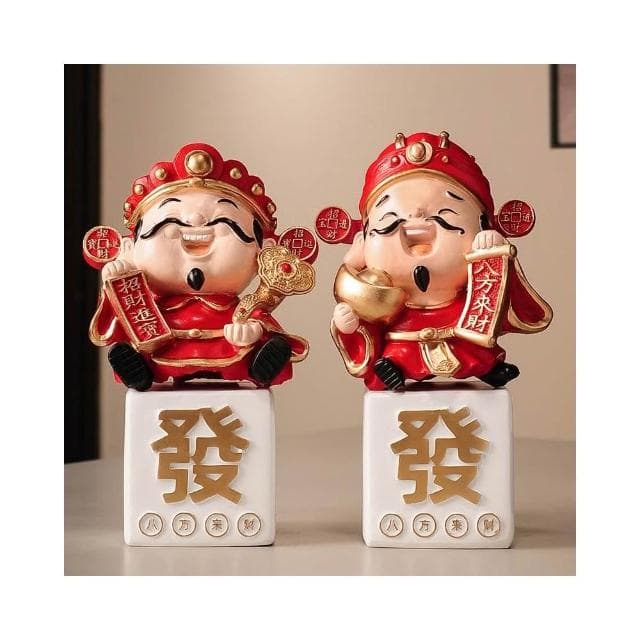 入戶玄關財神擺件招財進寶客廳店鋪辦公室前臺裝飾品喬遷開業禮物