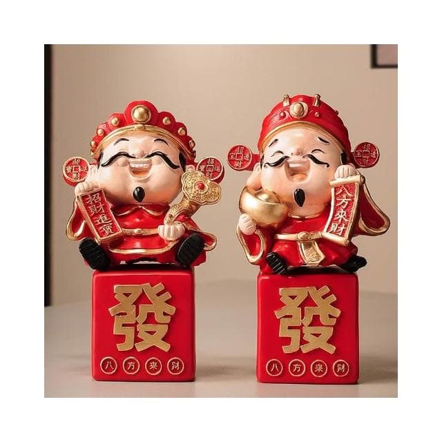 入戶玄關財神擺件招財進寶客廳店鋪辦公室前臺裝飾品喬遷開業禮物