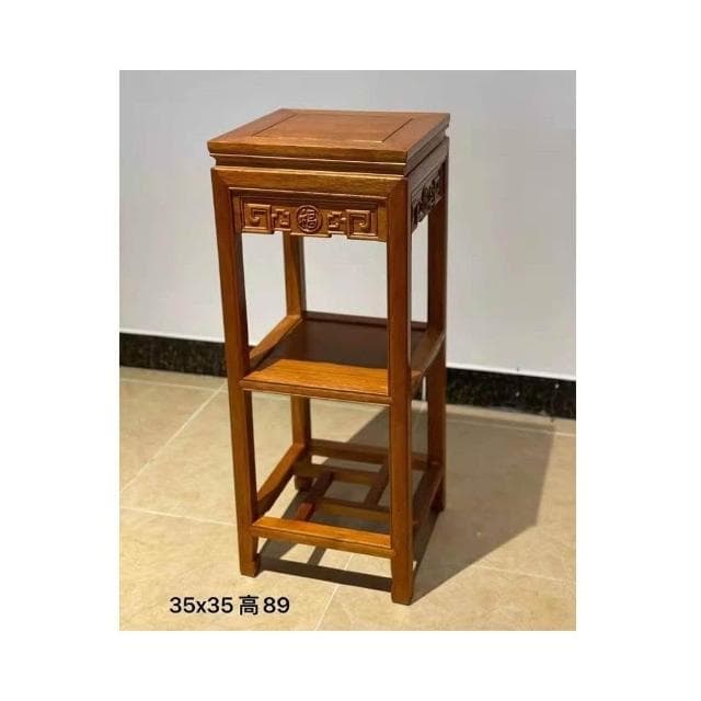 紅木花架 花梨木客廳轉角花幾中式仿古實木落地架置物架陽臺花架展示邊桌 盆栽架 花架 植物架 V6WH