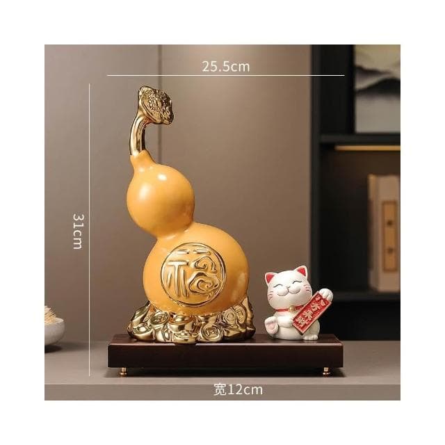 招財福祿葫蘆擺件家居客廳電視櫃柿柿如意裝飾品搬家禮物喬遷禮品