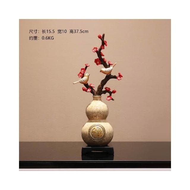 新年桌面招財葫蘆擺件客廳新中式喬遷新居禮品電視玄關酒櫃裝飾品