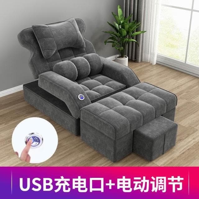 足療沙髮按摩床電動足浴沙髮沐足可躺椅埰耳修腳店椅子桑拿美甲椅按摩床 沙發 電動沙發 按摩椅 VXY0