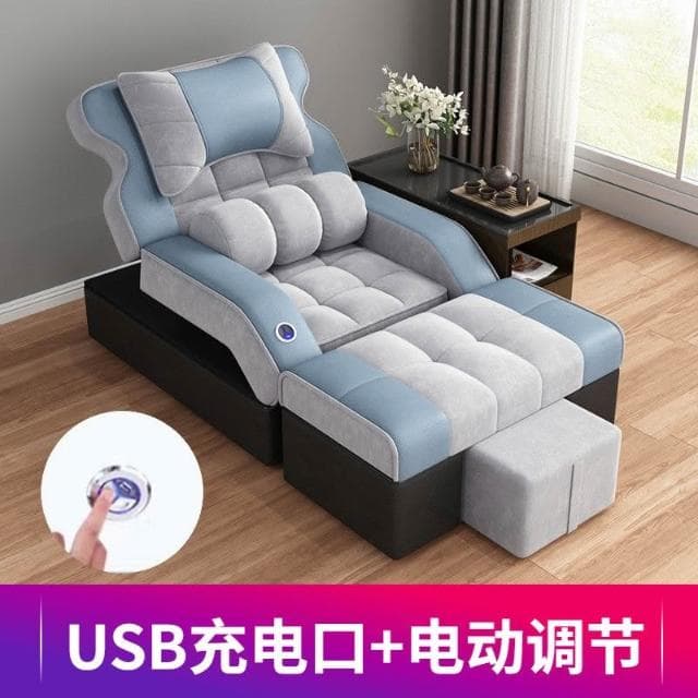 足療沙髮按摩床電動足浴沙髮沐足可躺椅埰耳修腳店椅子桑拿美甲椅按摩床 沙發 電動沙發 按摩椅 VXY0