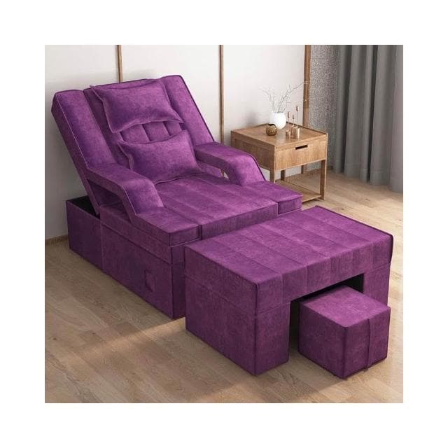 足浴沙髮電動全自動足療店按摩一體床美容院美甲桑拿洗腳修腳躺椅按摩床 沙發 電動沙發 按摩椅 0KNC