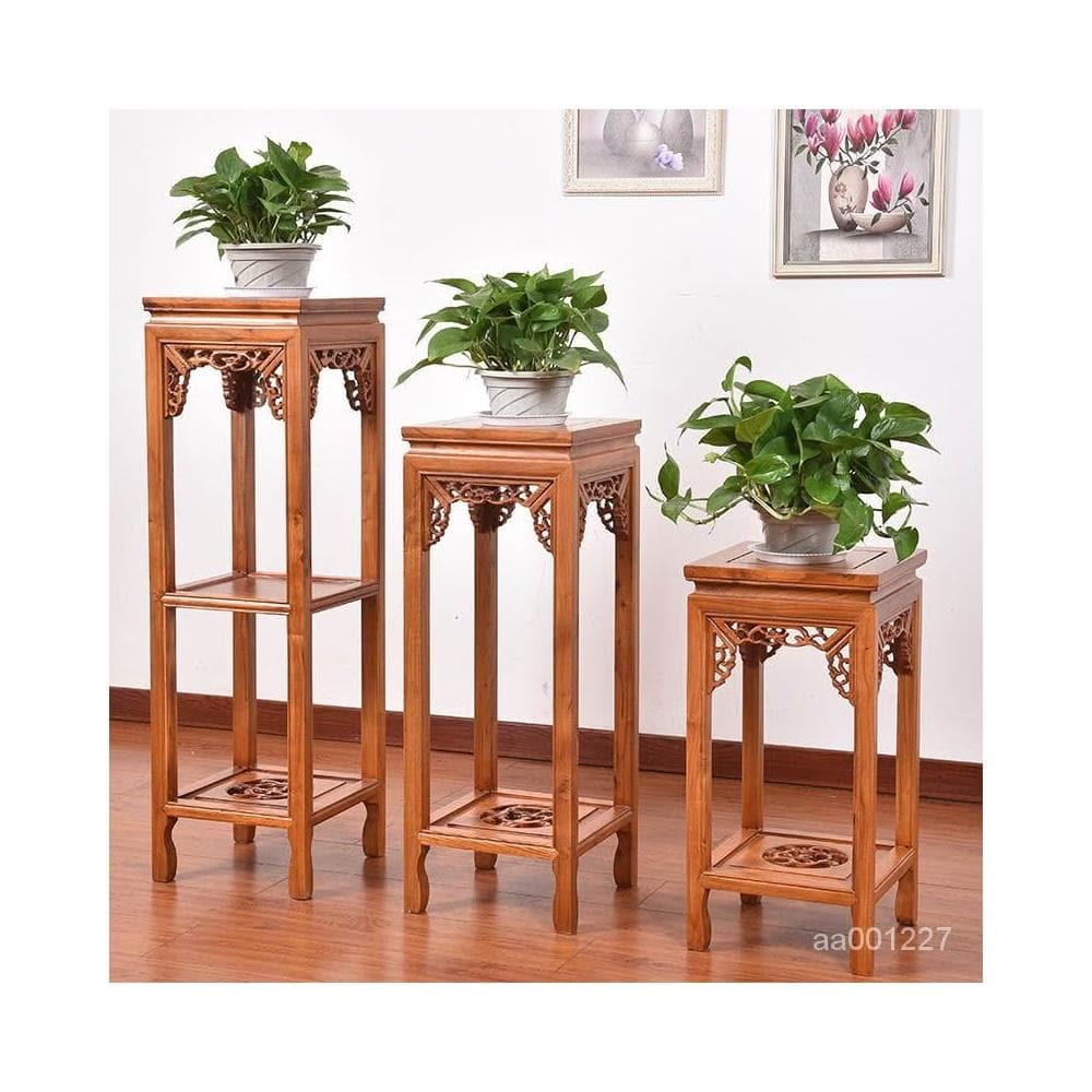 花架子多層室內特價陽臺客廳木製裝飾架省空間花盆落地式綠蘿展示邊桌 盆栽架 花架 植物架 KBYM