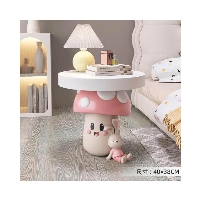 優選/免運 可開票~蘑菇 茶幾 落地擺件傢居飾品客廳沙髮邊幾臥室床頭櫃喬遷禮物