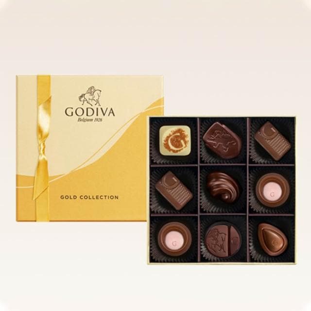 【GODIVA】金裝巧克力禮盒 6入 9入 15入 25入 夾心巧克力 片裝巧克力 巧克力禮盒