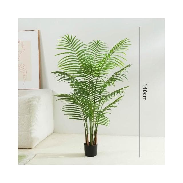 現貨+預購/免運 仿真綠植 仿生散尾葵 客廳落地假盆栽 室內大型仿生貴妃葵 假樹裝飾 植物擺件