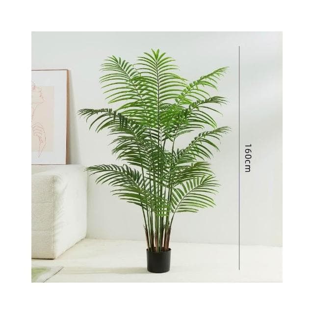 現貨+預購/免運 仿真綠植 仿生散尾葵 客廳落地假盆栽 室內大型仿生貴妃葵 假樹裝飾 植物擺件