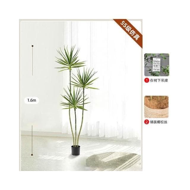 仿真綠植擺件 假植物裝飾 室內千年木 仿真盆栽 仿生綠植 客廳大型盆景裝飾