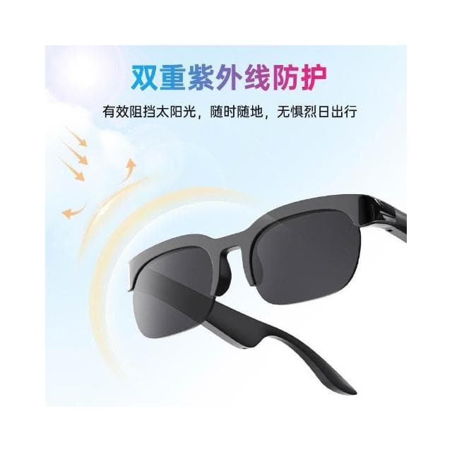 G28智能無線藍牙眼鏡聽歌通話可換鏡片無線耳機墨鏡