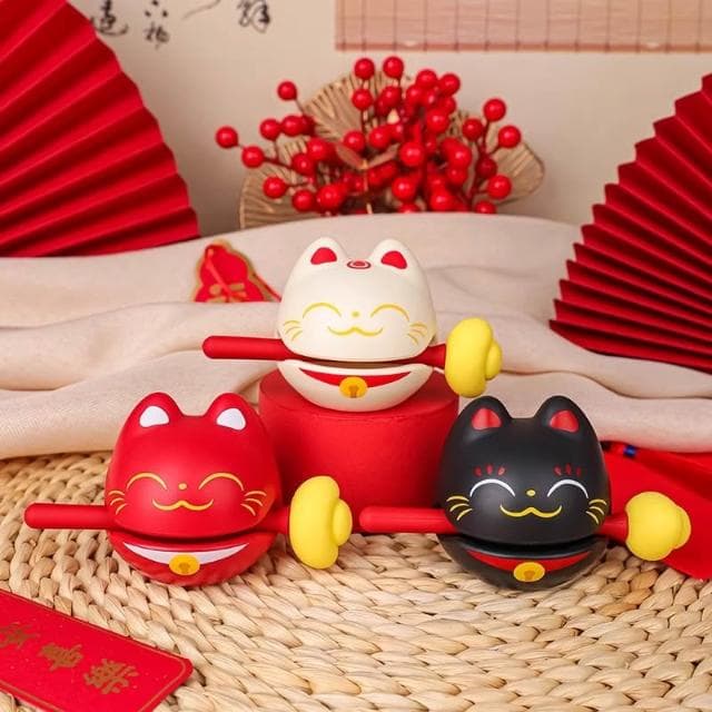 喜可xekoro小木魚解壓玩具敲治癒系莫生氣情緒穩定神器工位招財貓離職禮物女