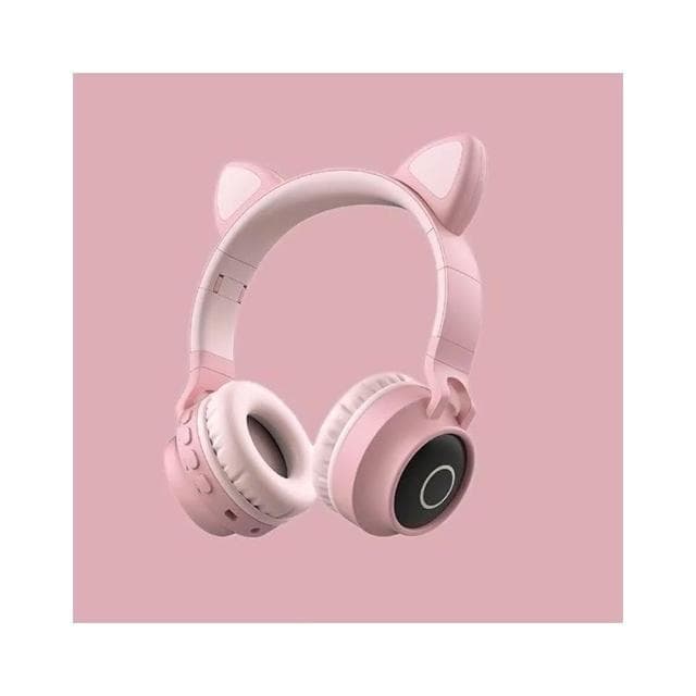 現貨速發📣帶麥克風 貓耳朵耳機 藍牙耳機 網課必備 發光耳機 兒童耳機 無線耳機 頭戴式耳罩式耳機 耳麥 TF卡