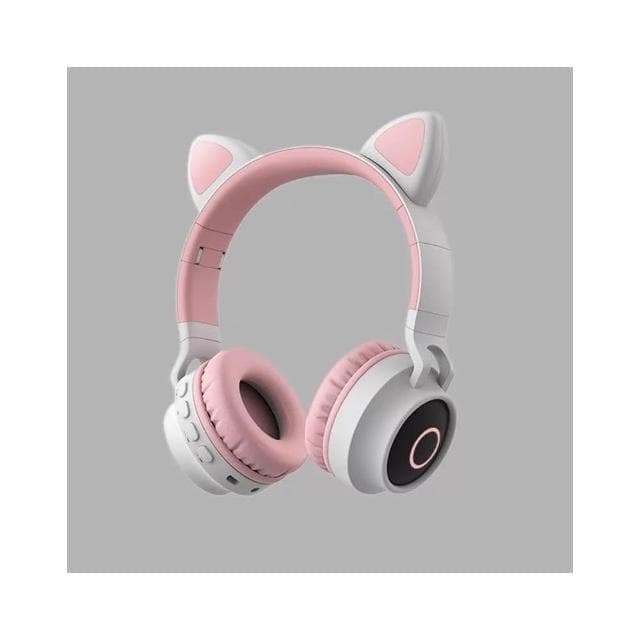 現貨速發📣帶麥克風 貓耳朵耳機 藍牙耳機 網課必備 發光耳機 兒童耳機 無線耳機 頭戴式耳罩式耳機 耳麥 TF卡