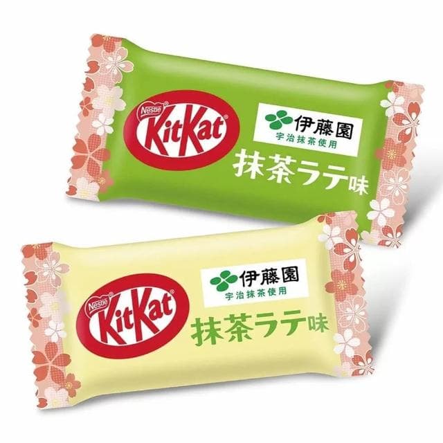 【Nestle 雀巢】KitKat 奇巧 抹茶拿鐵威化餅 40枚入 宇治抹茶搭配牛奶香氣