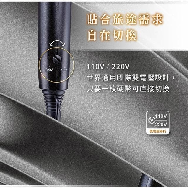 【SANLUX 台灣三洋】SANLUX 台灣三洋 全電壓摺疊吹風機 HD-100NW