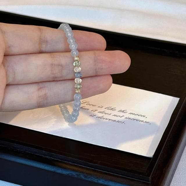 🎗飾間首飾鋪 時尚個性彩色串珠手鍊女簡約小眾設計首饰高級感精緻手飾