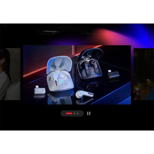 【ASUS 華碩】ROG Cetra True Wireless SpeedNova 無線耳機 雙模連線 主動降噪 藍芽耳機 藍牙耳機