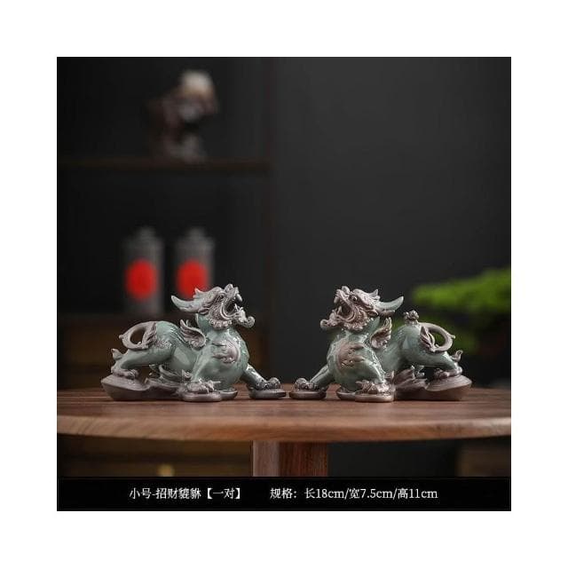 招財貔貅擺件 家居客廳創意裝飾品 辦公室桌面裝飾 工藝品 喬遷開業禮物 博古架擺設