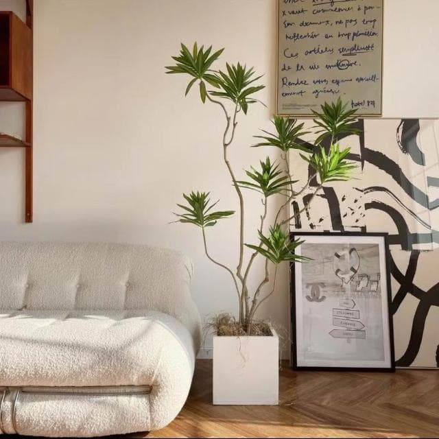 仿真綠植百閤竹大型北歐室內客廳櫥窗網紅造型假植物造景盆栽擺件居傢裝飾 仿真植物 人造樹 假樹 假植物