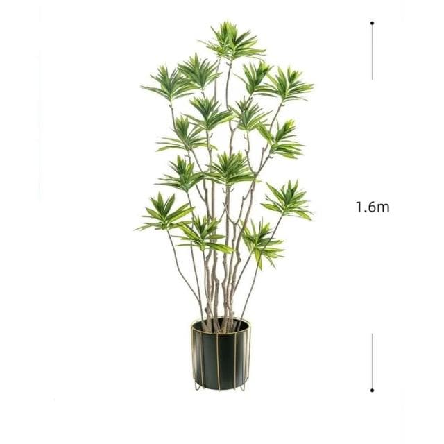 仿真綠植百閤竹大型北歐室內客廳櫥窗網紅造型假植物造景盆栽擺件居傢裝飾 仿真植物 人造樹 假樹 假植物