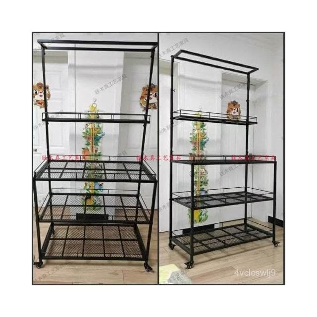 定製 室內陽臺多肉花架可掛補光燈專用多層日式塊根植物架盆栽花盆架子