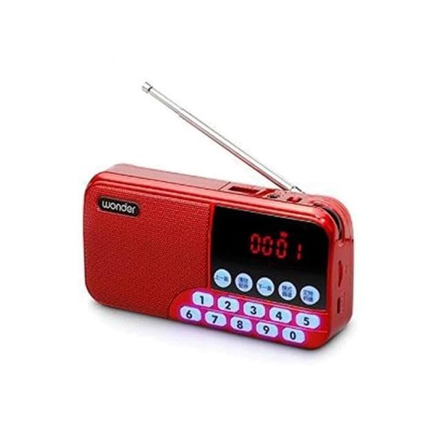 【WONDER 旺德】WONDER 旺德 藍牙/USB/TF 收音機 迷你音響 WS-T039U