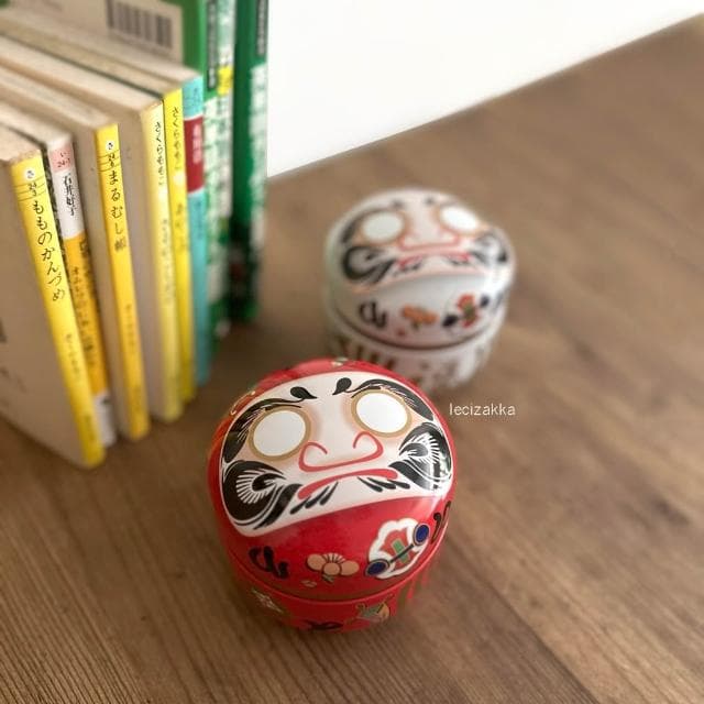 〓樂齊商店〓 開運招福 許願達摩紅白茶葉保存罐組 伴手禮 送禮 長輩送禮 客戶送禮 生日禮物 新居落成送禮