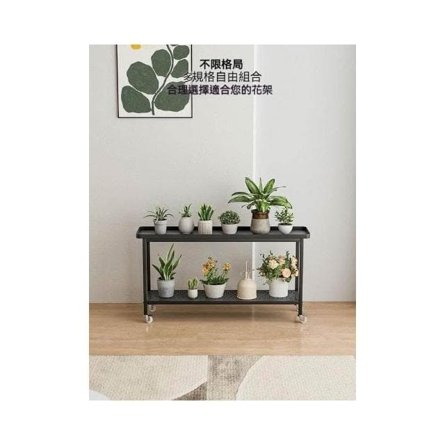 (下單前咨詢有優惠)免運費 植物架 花架子 盆栽架 移動置物架 客廳落地式花架 陽臺簡約現代花盆架 鐵藝植物擺放層架