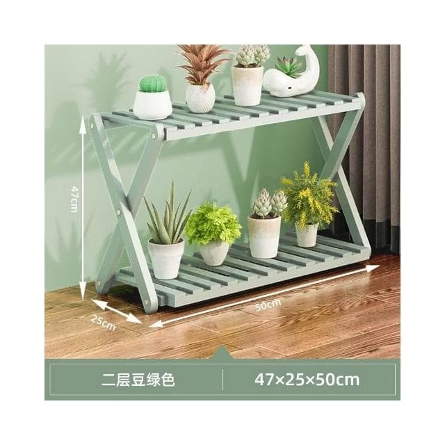 陽臺花架子室內多層實木客廳傢用置物架多肉綠蘿花盆架裝飾植物架 花架 盆栽架 陽台花架子