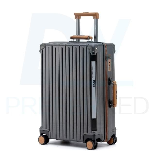 DW優選家 2025新品高奢款 復古行李箱 德國拜耳純PC行李箱 行李箱超輕 29吋行李箱 20吋登機箱 撞色行李箱