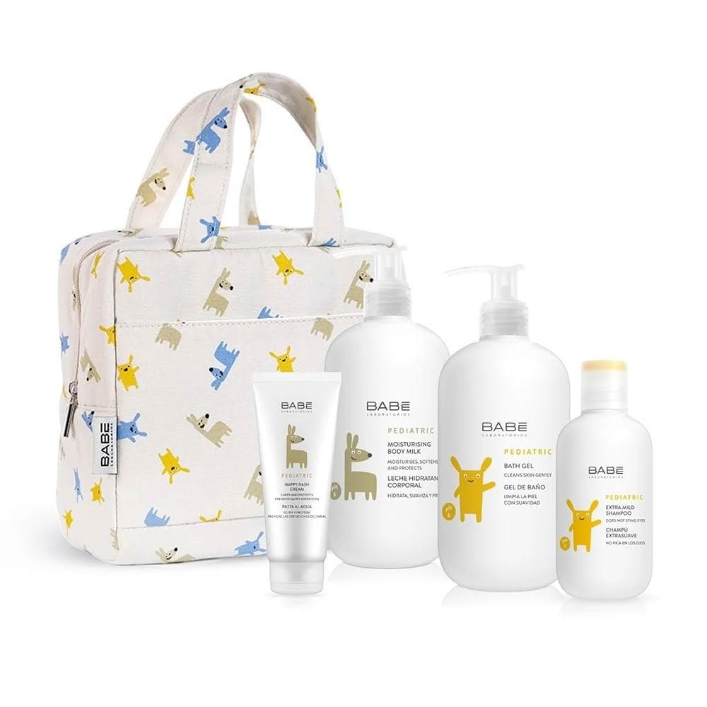 【BABE 貝貝實驗室】手提修護禮盒(潔淨修護禮盒/彌月禮盒/滿月禮盒)