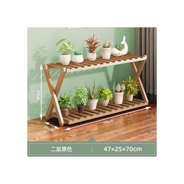 花架 盆栽架 陽台花架子 室內多層實木客廳家用置物架 多肉綠蘿花盆架 裝飾植物架 鞋架