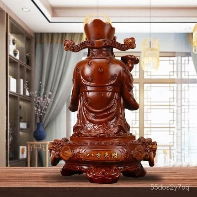 熱賣 優選【八方來財】財神爺招財擺件 家用旺宅擺件 客廳酒櫃擺件 門市開業禮品 喬遷禮品