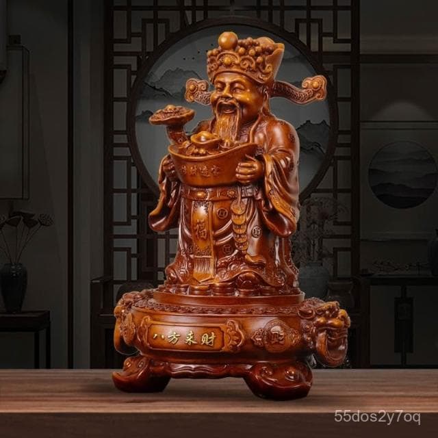 熱賣 優選【八方來財】財神爺招財擺件 家用旺宅擺件 客廳酒櫃擺件 門市開業禮品 喬遷禮品