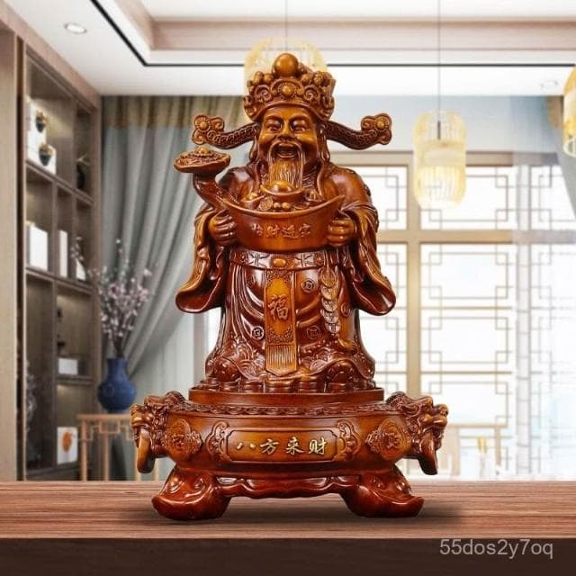 熱賣 優選【八方來財】財神爺招財擺件 家用旺宅擺件 客廳酒櫃擺件 門市開業禮品 喬遷禮品