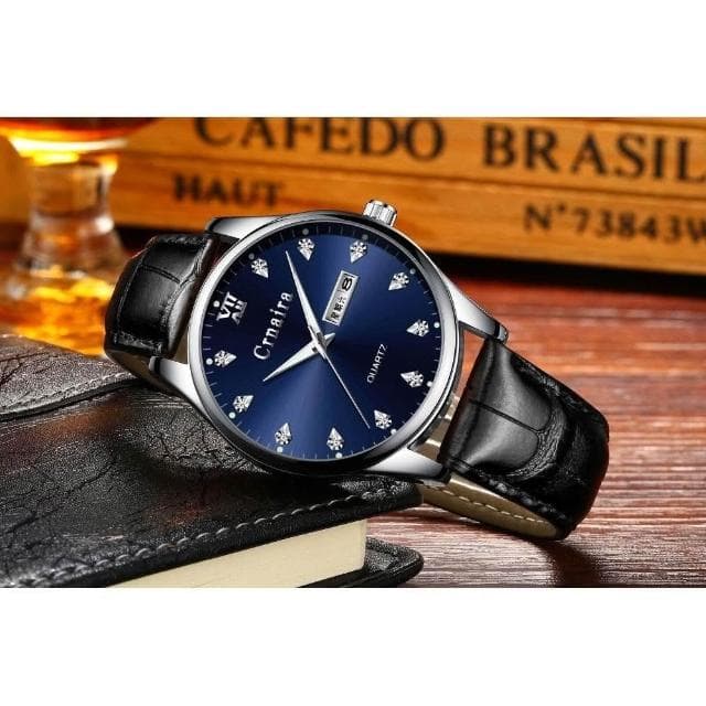 手錶男2025新款男士爸爸商務風瑞士錶簡約氣質精緻石英錶男生防水機械錶送男朋友輕奢小眾高級感精工錶高顏值精品金屬男錶