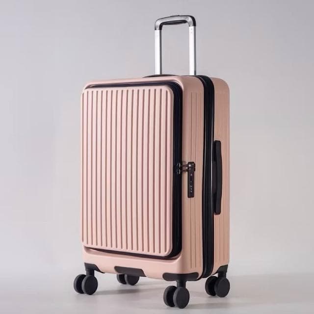 前開+對開擴充行李箱 5色 20吋/25吋/29吋 宇程旅行箱工廠 前開式行李箱