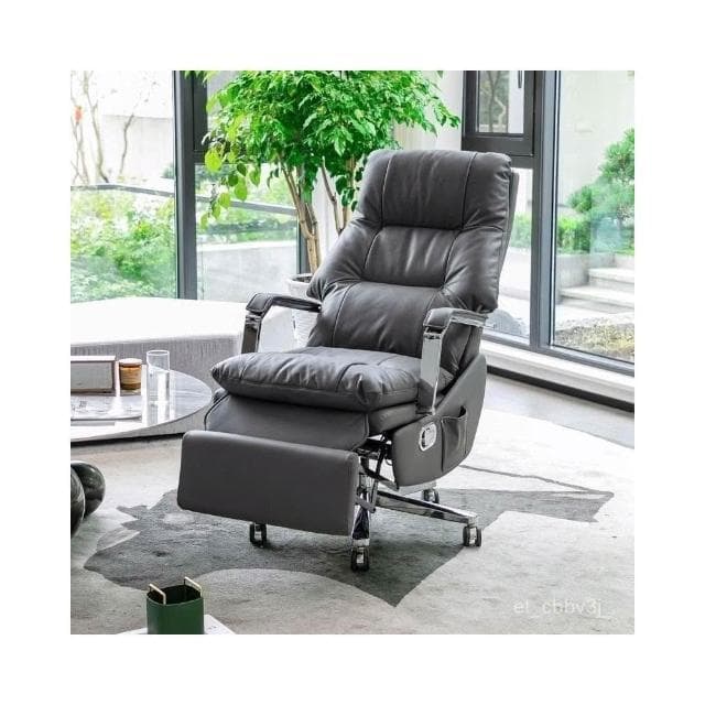 ❤️電動老闆椅 可躺真皮大班椅舒適書房電腦椅舒服久坐商務辦公按摩椅躺椅 沙發椅 人體工學椅 辦公椅 電競椅