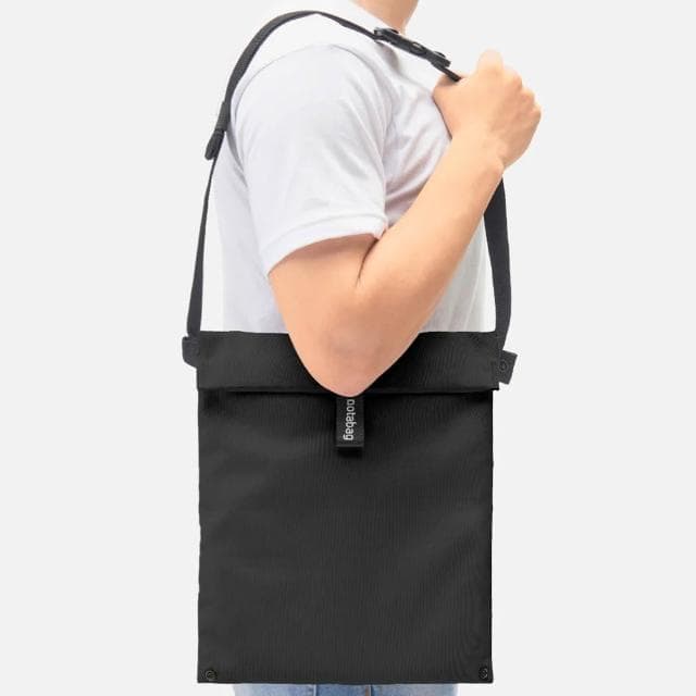 【Notabag】百變多用包 (俐落黑;斜背包/腰包/手提袋/交換禮物/生日禮物)