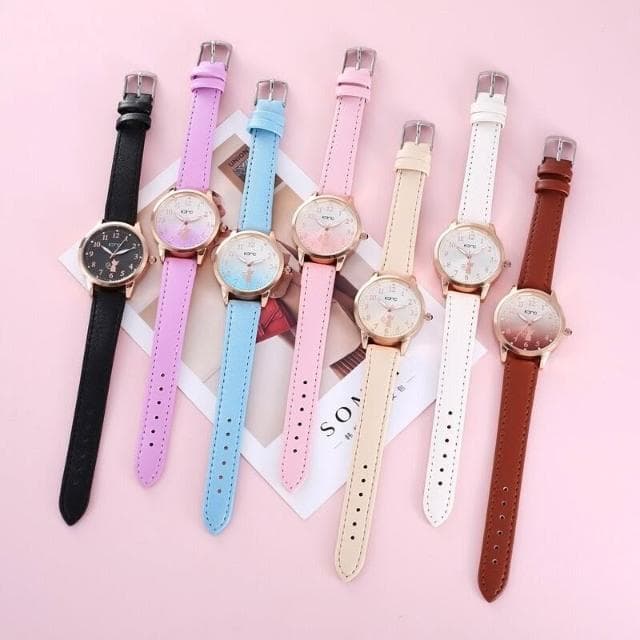 手錶女2025新款女款學生簡約石英錶小巧精緻ins風防水女用手錶高顏值氣質小眾女錶輕奢高級感精工錶女士國高中生光動能腕錶