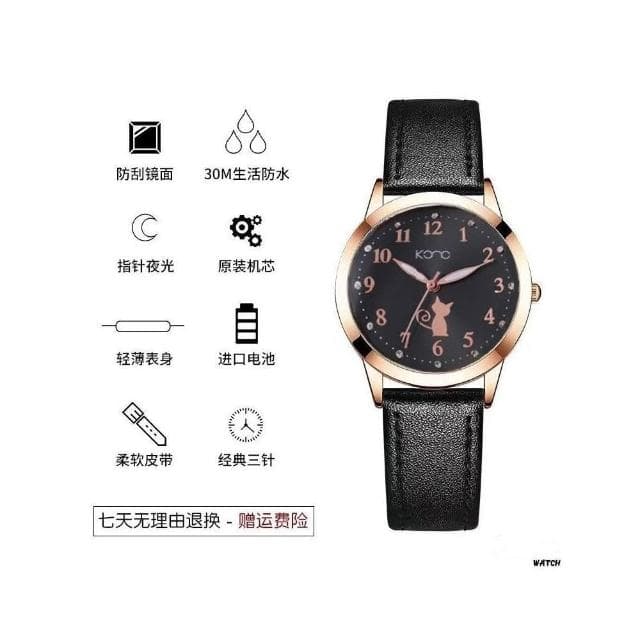 手錶女2025新款女款學生簡約石英錶小巧精緻ins風防水女用手錶高顏值氣質小眾女錶輕奢高級感精工錶女士國高中生光動能腕錶