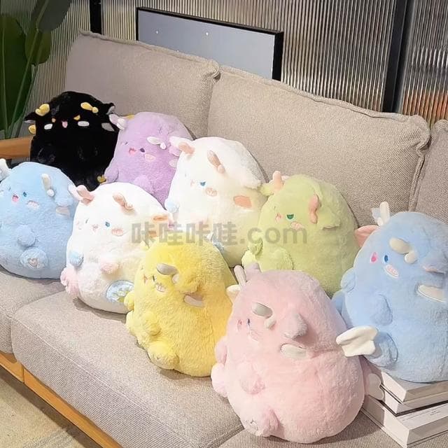 🎁送禮推薦 超軟 墩墩龍 胖墩龍 小紅書同款娃娃 墩墩龍公仔 可愛娃娃 毛絨娃娃 交換禮物 21C