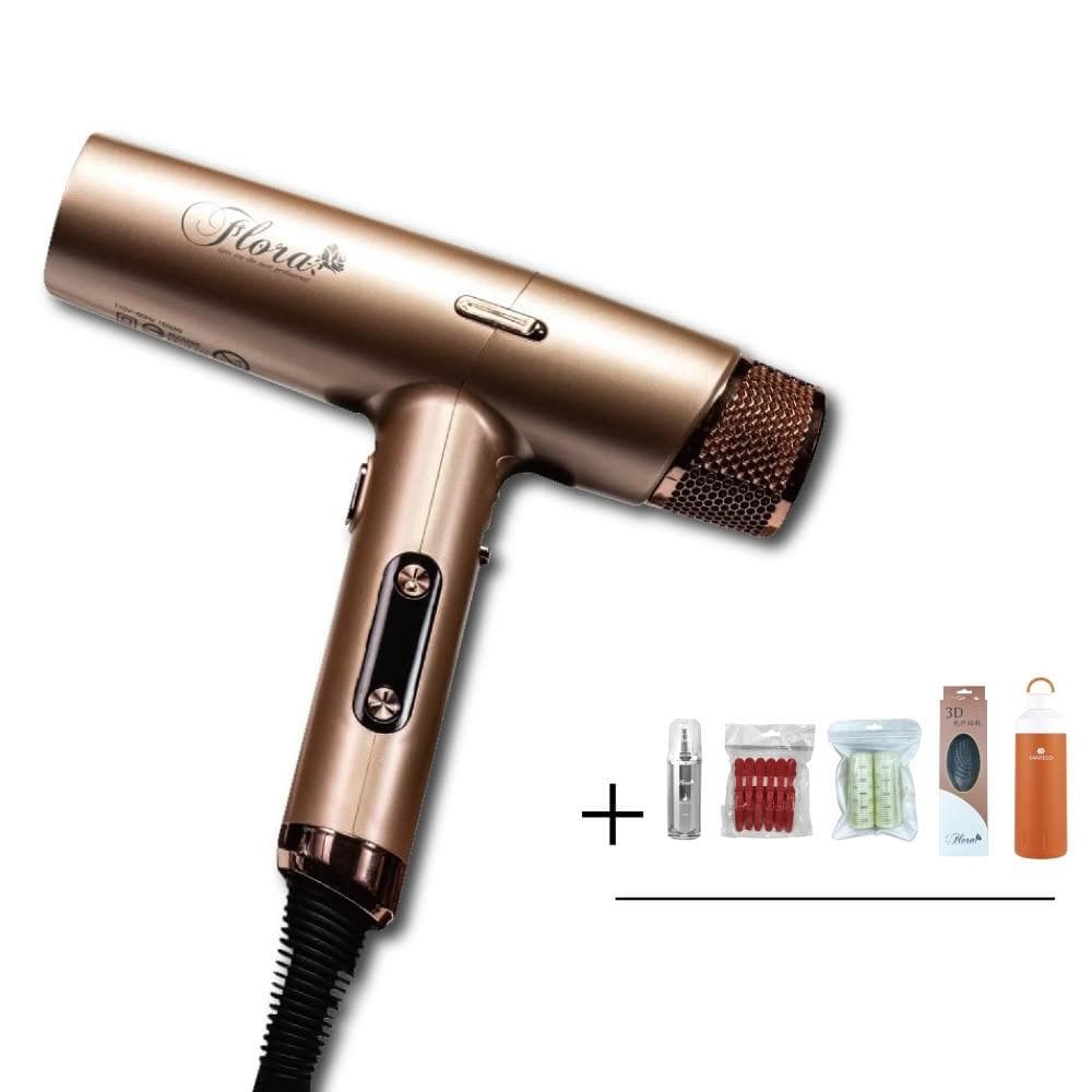 【Flora】搭贈組|Infinity 負離子無刷吹風機 FHD-6804 (二代沙龍級專用 AI智慧奈米級_Kimi極美職人推薦)