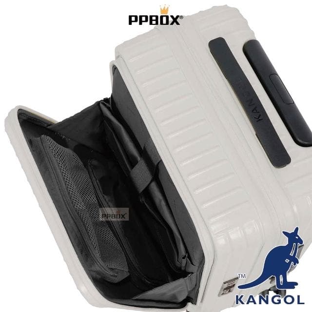 【KANGOL】英國 袋鼠 磨砂紋上開式 行李箱 64558806 登機箱 20吋 28吋